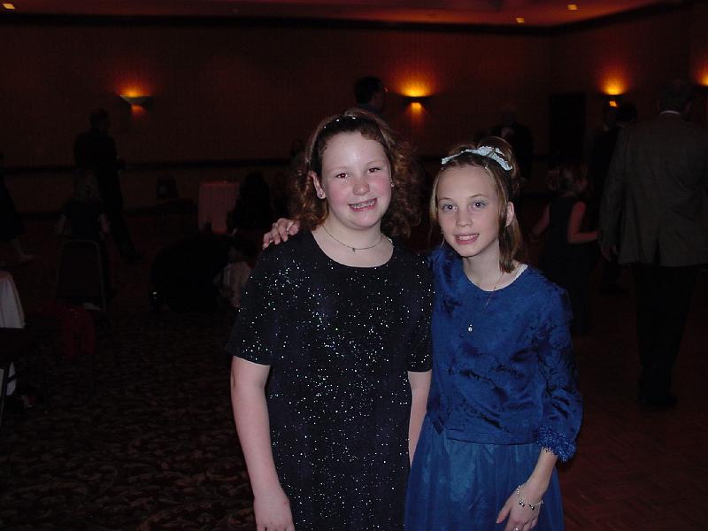 2001 - Indian Princess Sweetheart Banquet, Arlington, TX - Stephanie & Angie.jpg - 2001 - Indian Princess Sweetheart Banquet, Arlington, TX - Stephanie & Angie